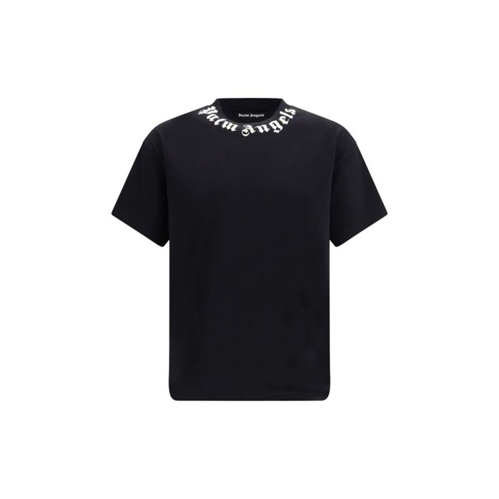 Palm Angels Men Logo Crewneck T-Shirt